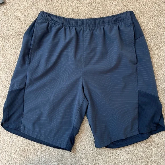 Skora & DSG Men’s Black Blue Gray Medium Workout Gym Lined Drawstring Shorts - Picture 14 of 16